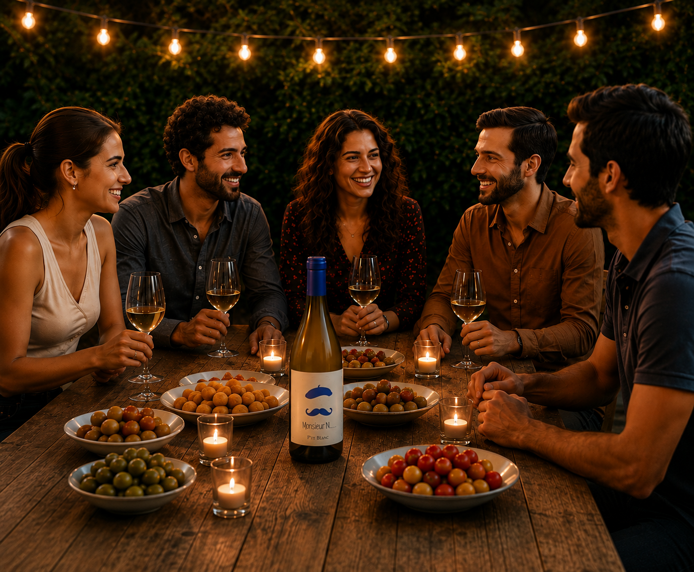 Apéro entre amis avec Monsieur N P’tit Blanc