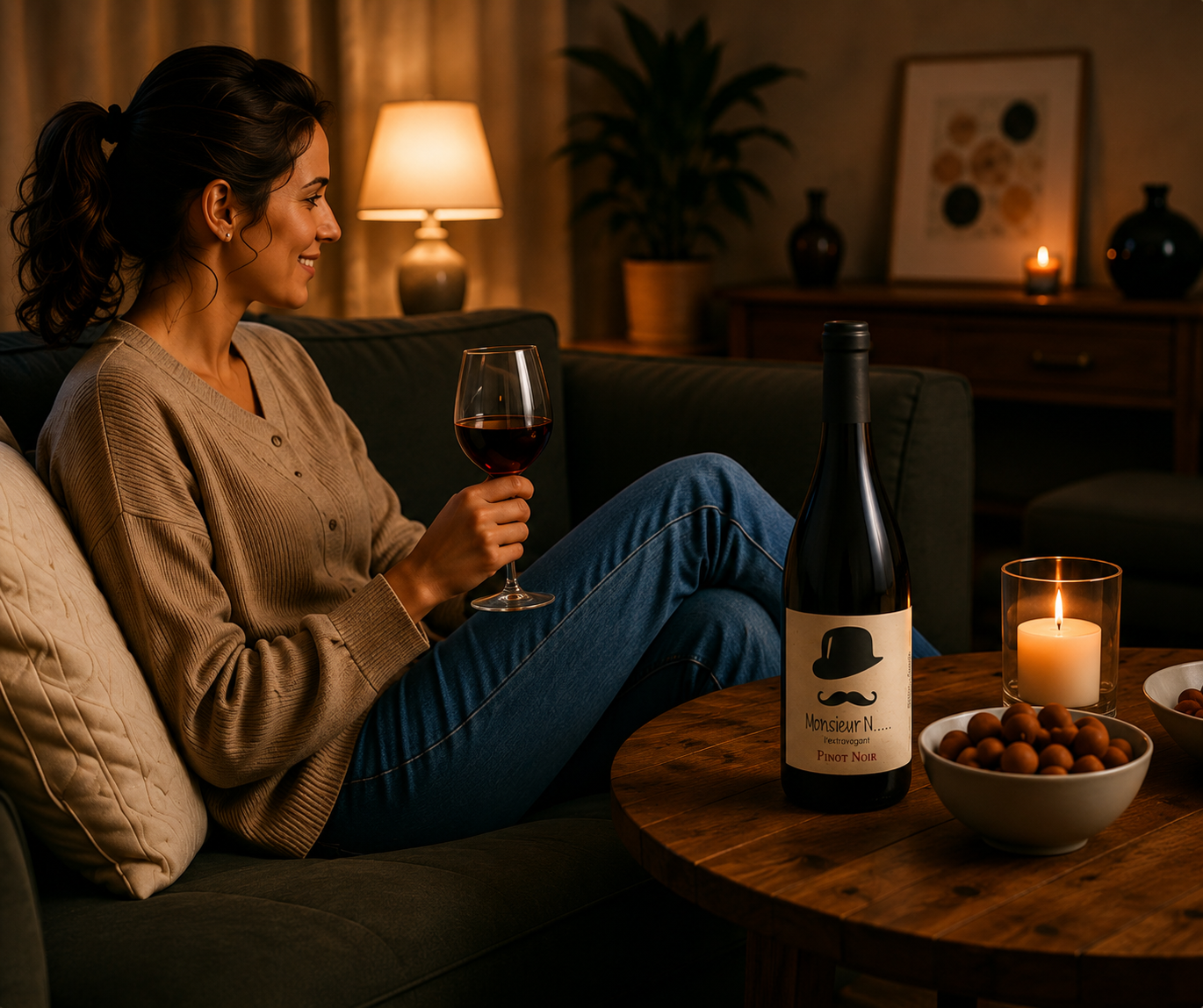 Une soirée tranquille avec Monsieur N Pinot Noir