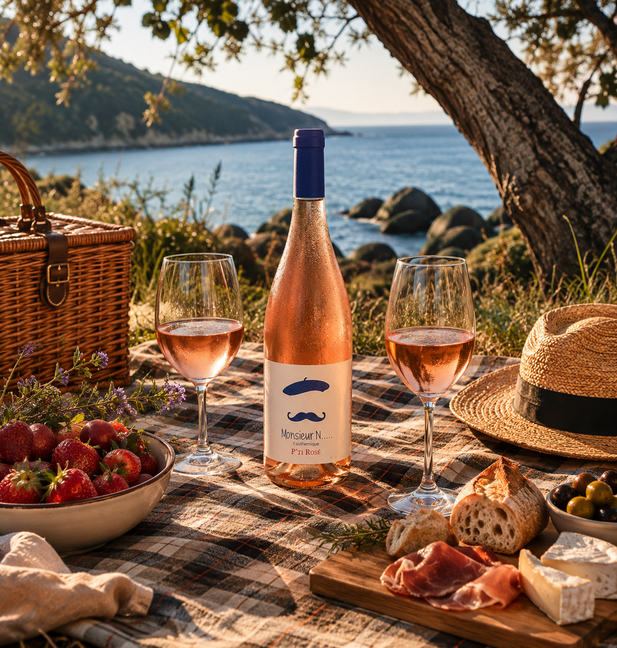 Un verre dehors avec Monsieur N Rosé